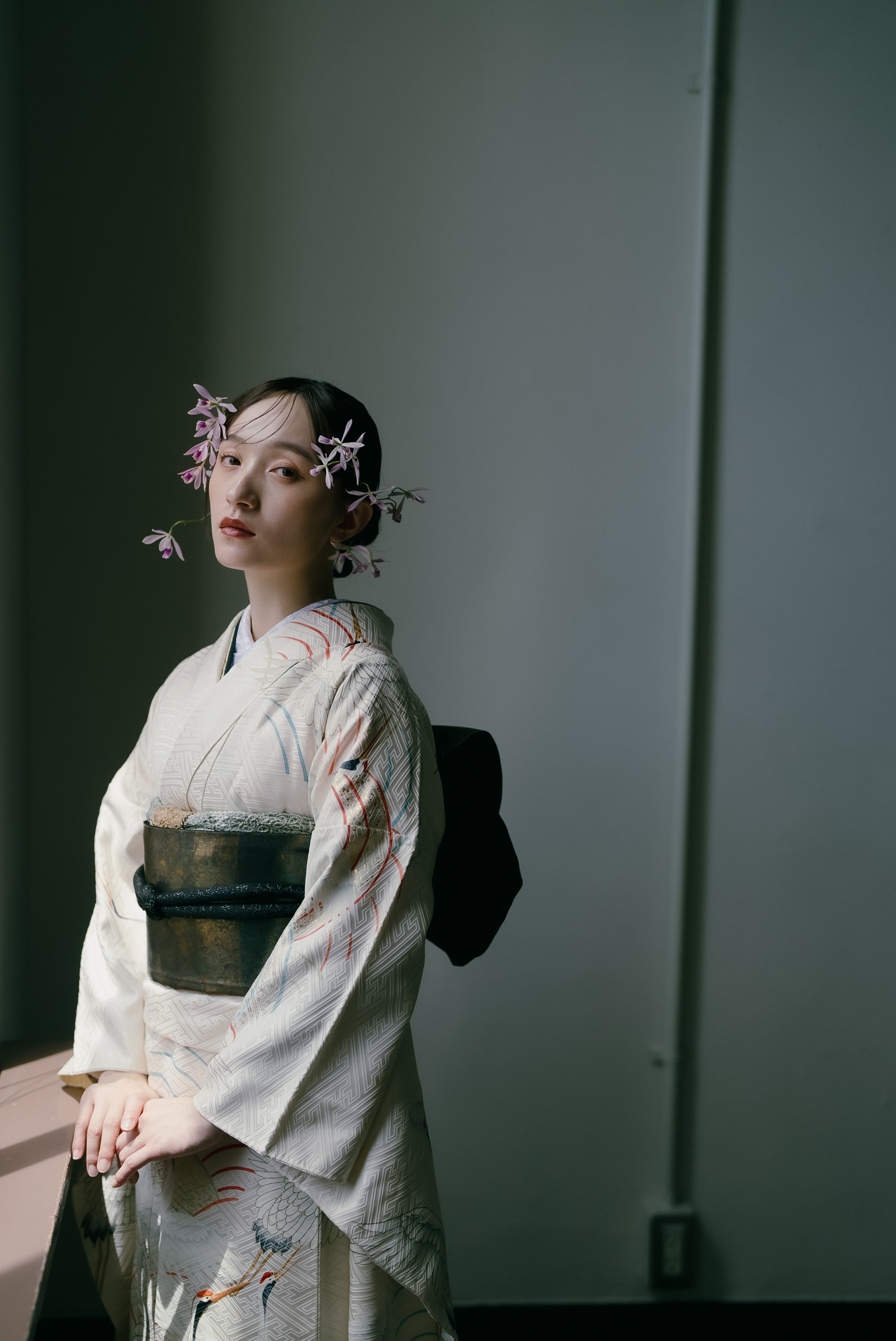 振袖0014 幸せの鶴と青海波｜ル・クローゼット