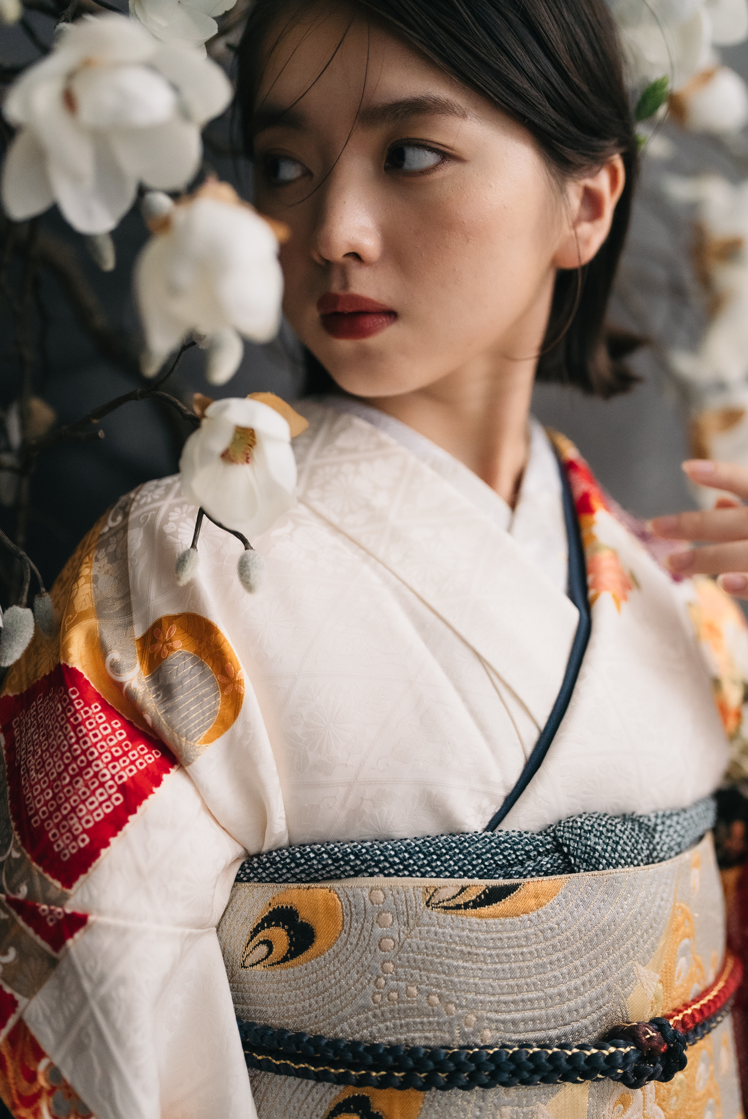 振袖0024 四季百花と絞り菊｜ル・クローゼット