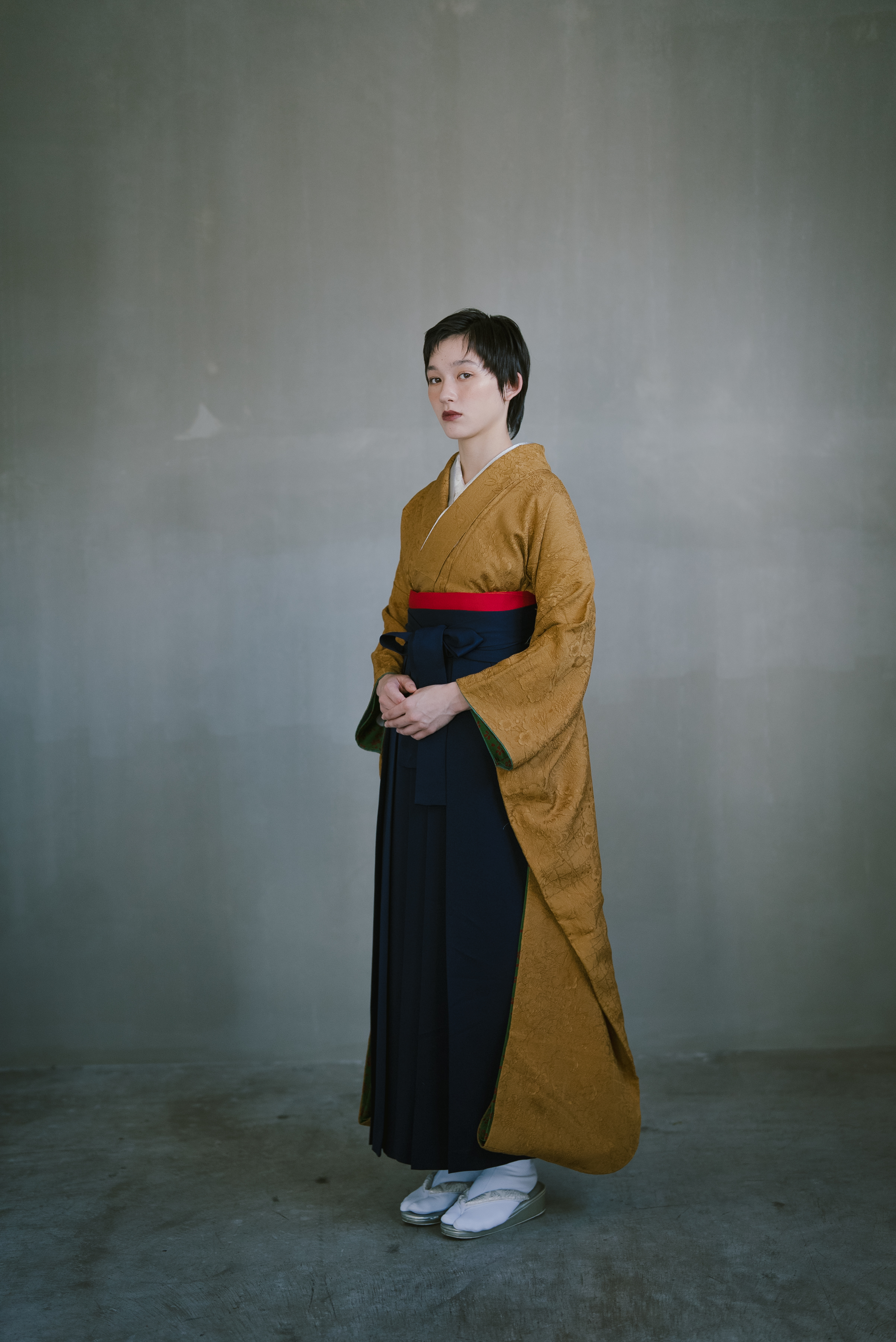 袴0099 金凪の松 袴：紺｜ル・クローゼット