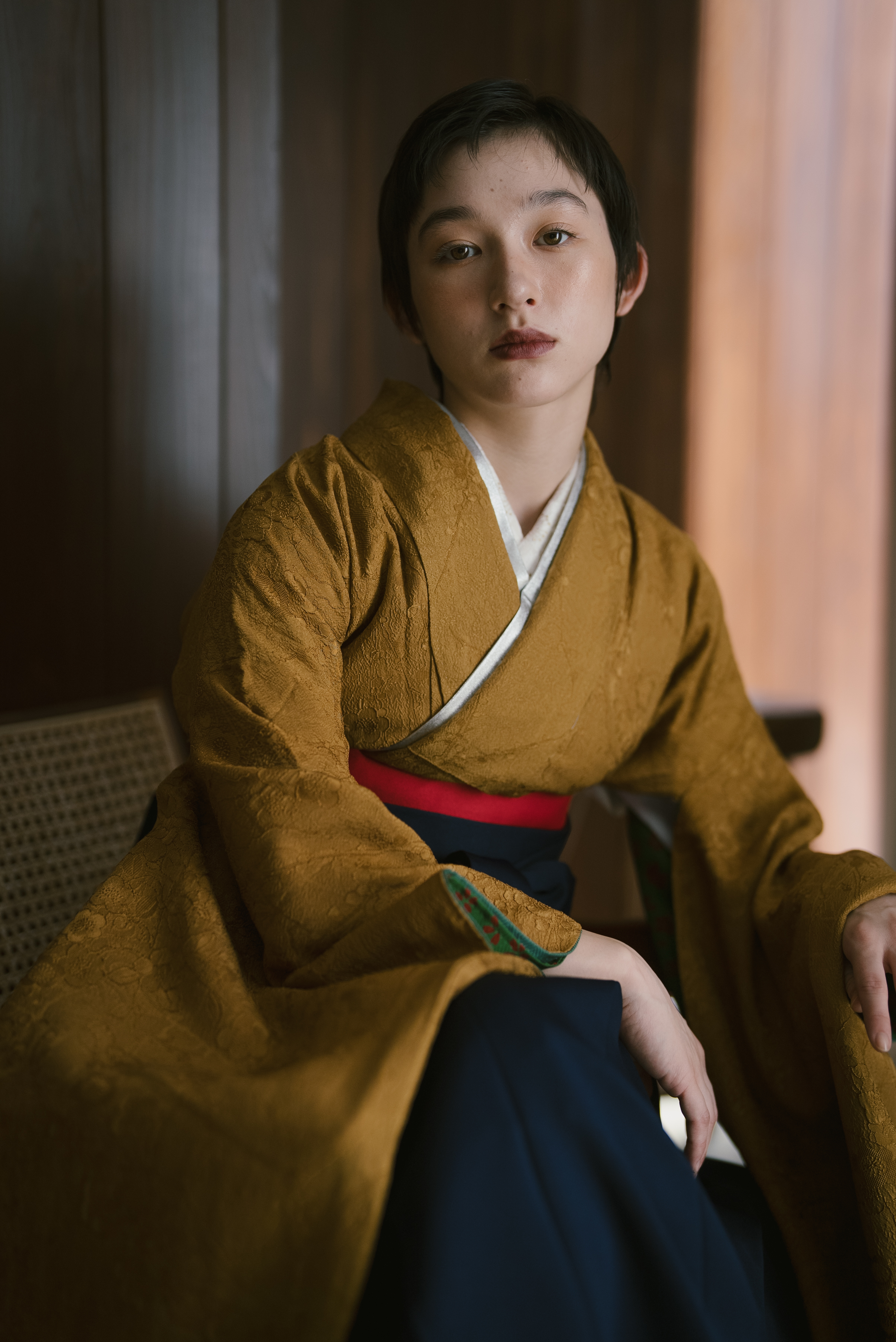 袴0099 金凪の松 袴：紺｜ル・クローゼット